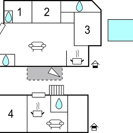 4 Bedroom Cozy In 別荘 ニン